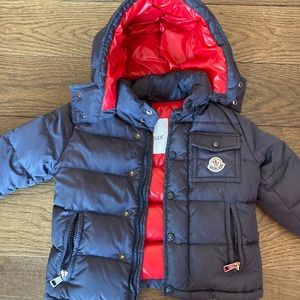 Moncler navy/red 2 years